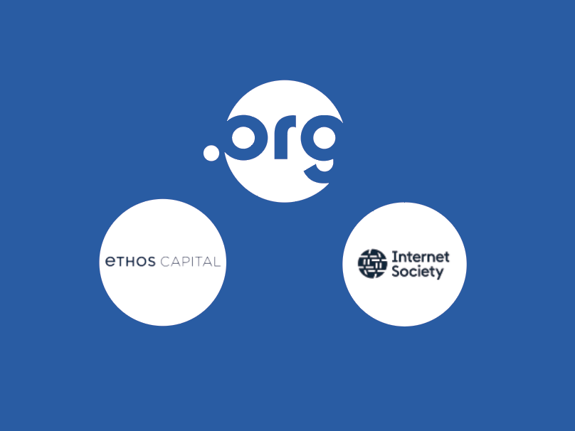 Logos of PIR, Ethos Capital, and the Internet Society