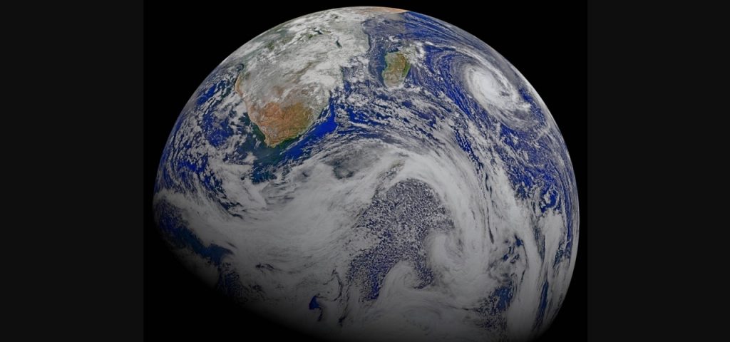 A view of the Earth from space from NASA image library