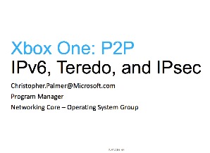 Xbox One and IPv6