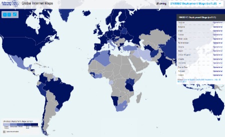 DNSSEC maps in Global Internet Report