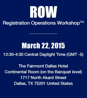 Registration Operations Workshop
