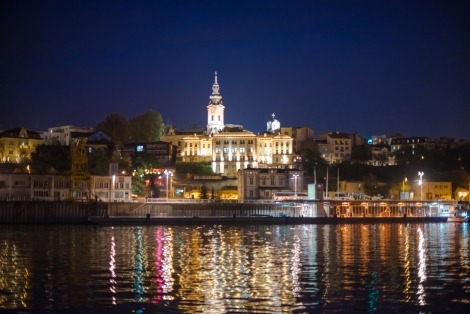 Panorama of Belgrade city