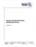 Privacy An Internet Society Membership Survey thumbnail