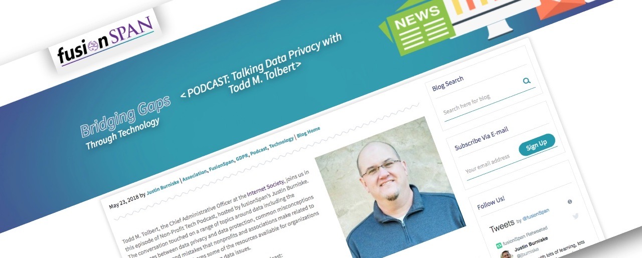 Podcast: Parler de confidentialité des données et de GDPR avec Todd M. Tolbert Thumbnail