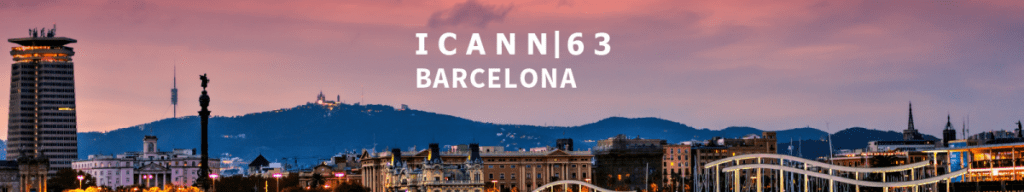 ICANN 63 banner image