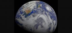 A view of the Earth from space from NASA image library
