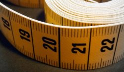 photo of a measuring tape showing centimeters
