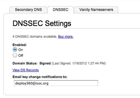 Godaddy dnsmgr dnssec success 1