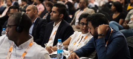 people sitting in the conference 