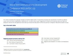 (WTDC) 2022 -Issues Matrix_Cover thumbnail