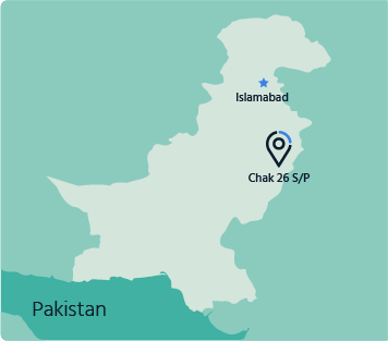 Une carte du Pakistan