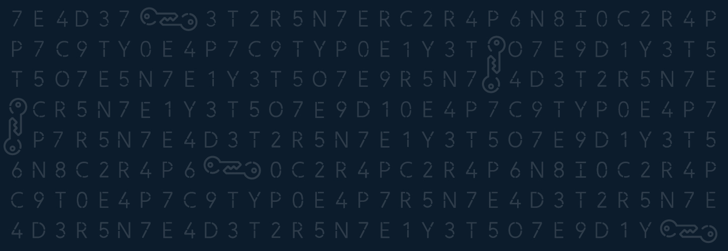 numbers and letters on a navy background