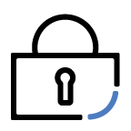 A padlock icon