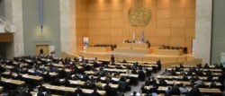 View of conference hall at WSIS