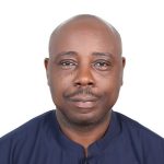 A man in a black shirt